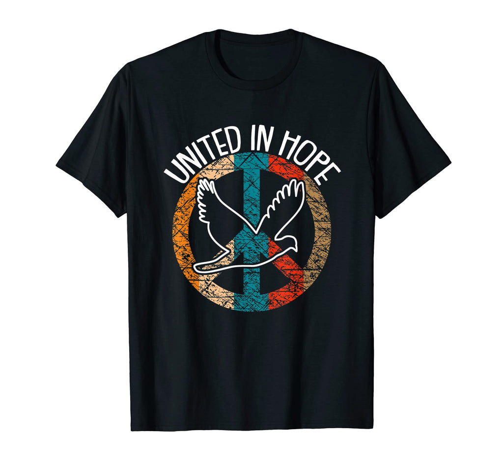 United Hope Doves Peace Understanding Love T-Shirt - Novelty Apparel Unisex - T-Shirt, Sweatshirt, Hoodie