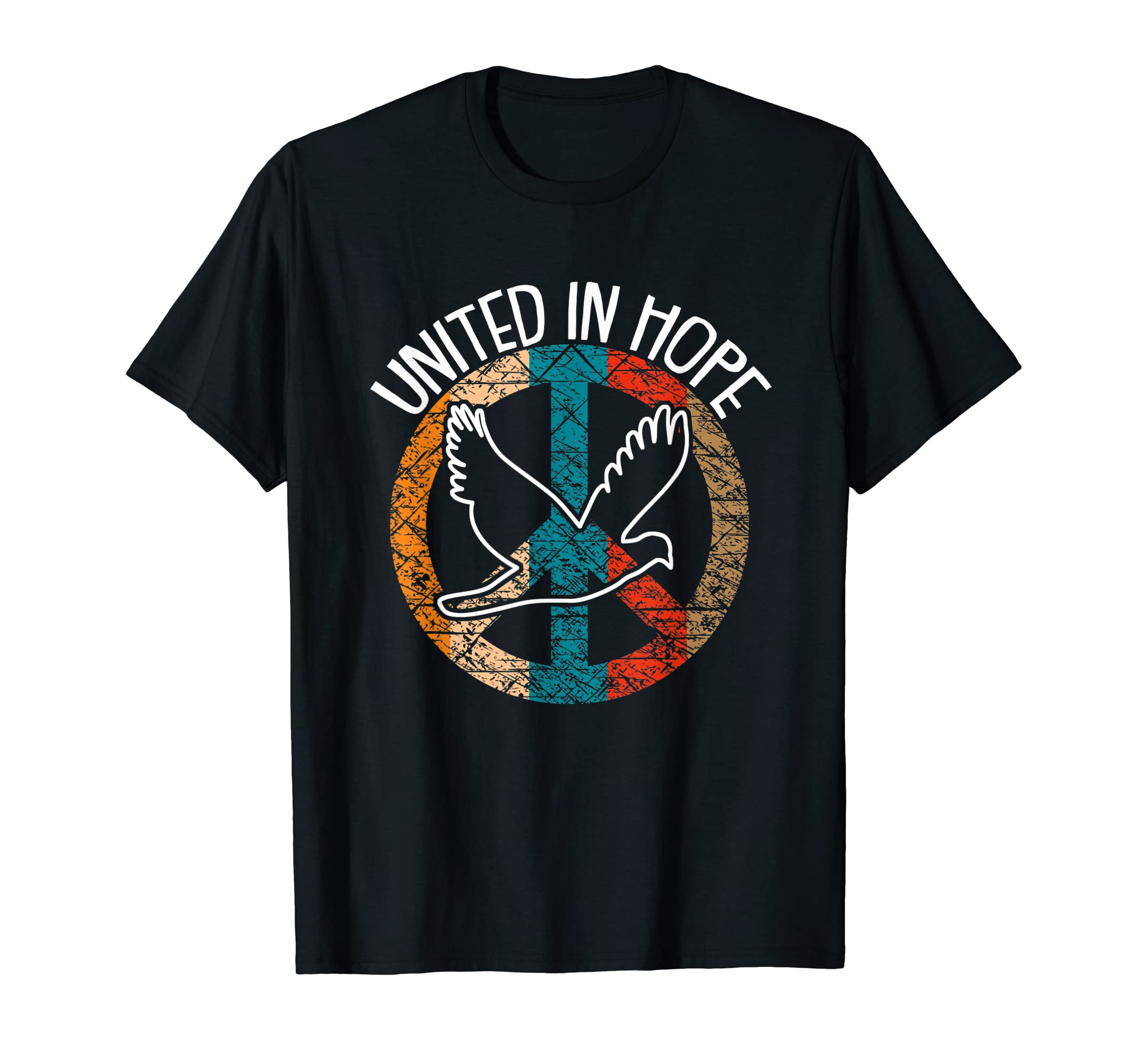 United Hope Doves Peace Understanding Love T-Shirt - Novelty Apparel Unisex - T-Shirt, Sweatshirt, Hoodie