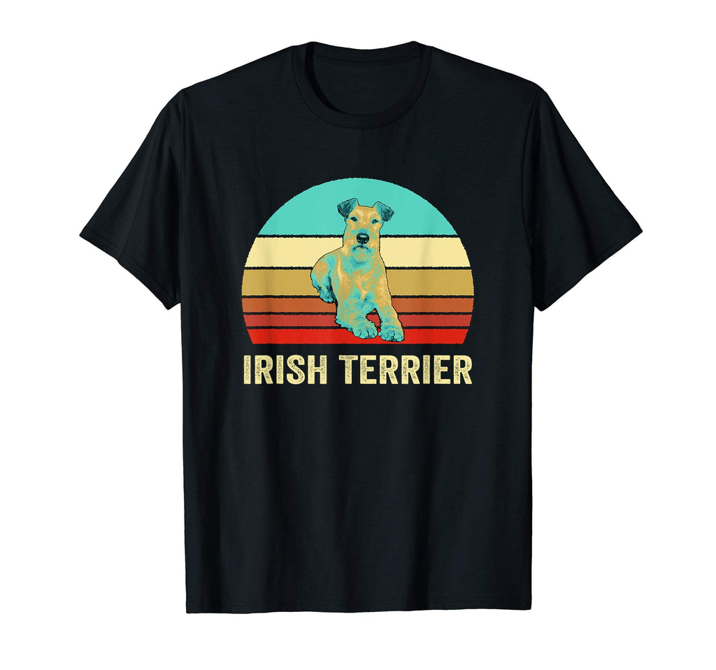 Sunset Irish Terrier T-Shirt - Custom Art Print Unisex - T-Shirt, Sweatshirt, Hoodie