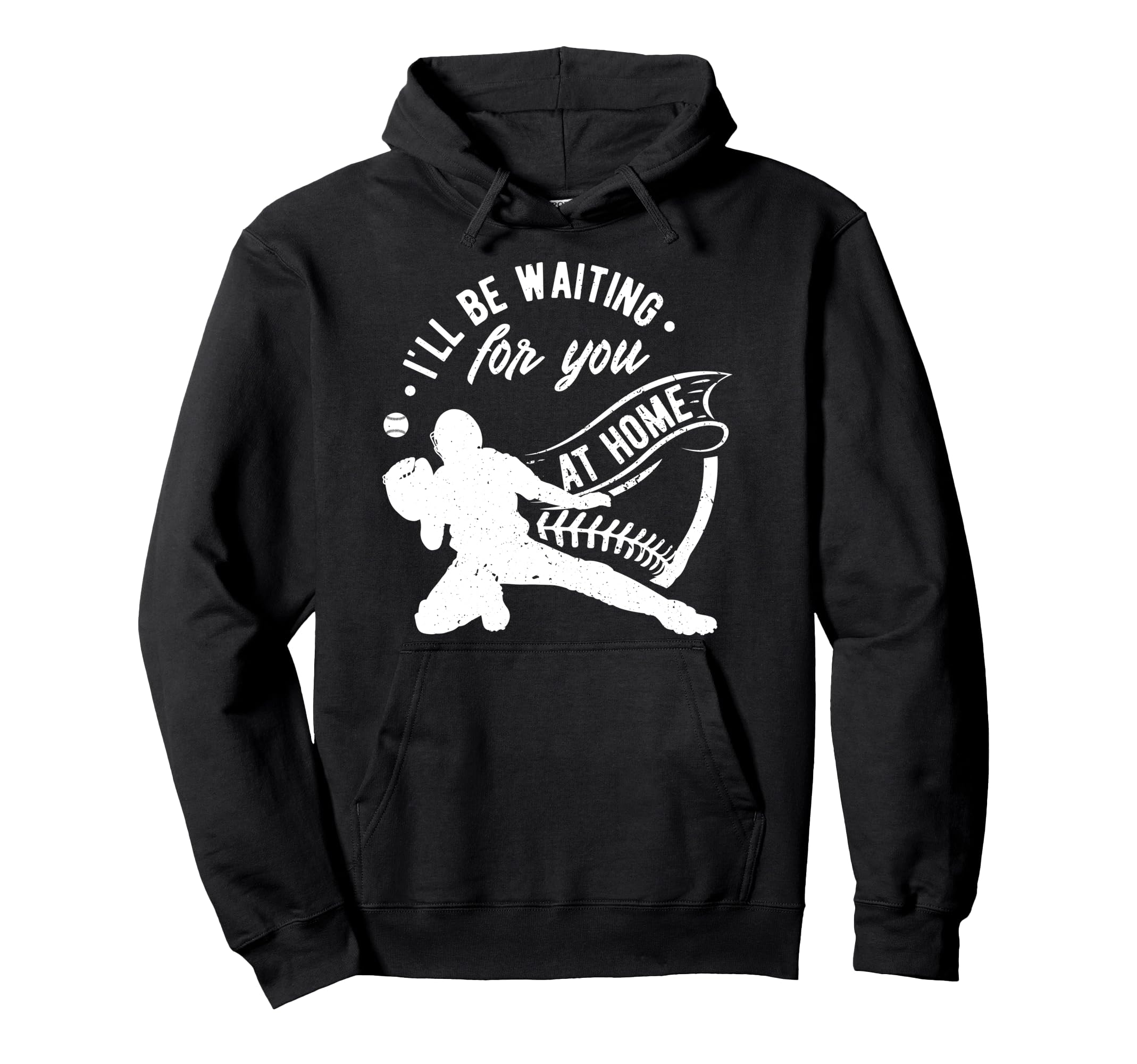 Catcher Ill Be Waiting You Softball Hoodie - Custom Art Print Men Women - T-Shirt, Sweatshirt, Hoodie
