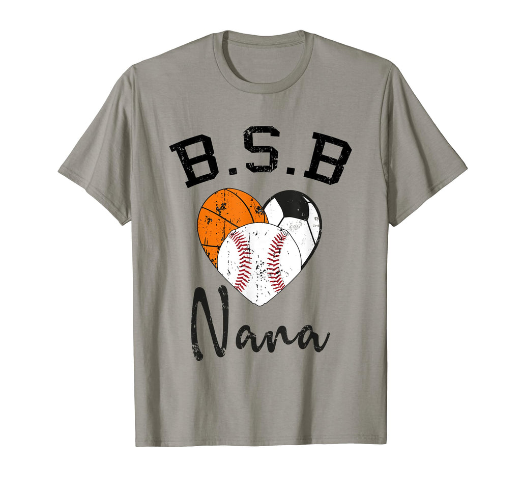 Basketball Soccer Baseball Nana T-Shirt - Unique Graphic for Adults - T-Shirt, Sweatshirt, Hoodie