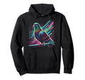 Pigeon Vaporwave Vivid 80S 90S Era Hoodie - Streetwear Style Men Women - T-Shirt, Sweatshirt, Hoodie