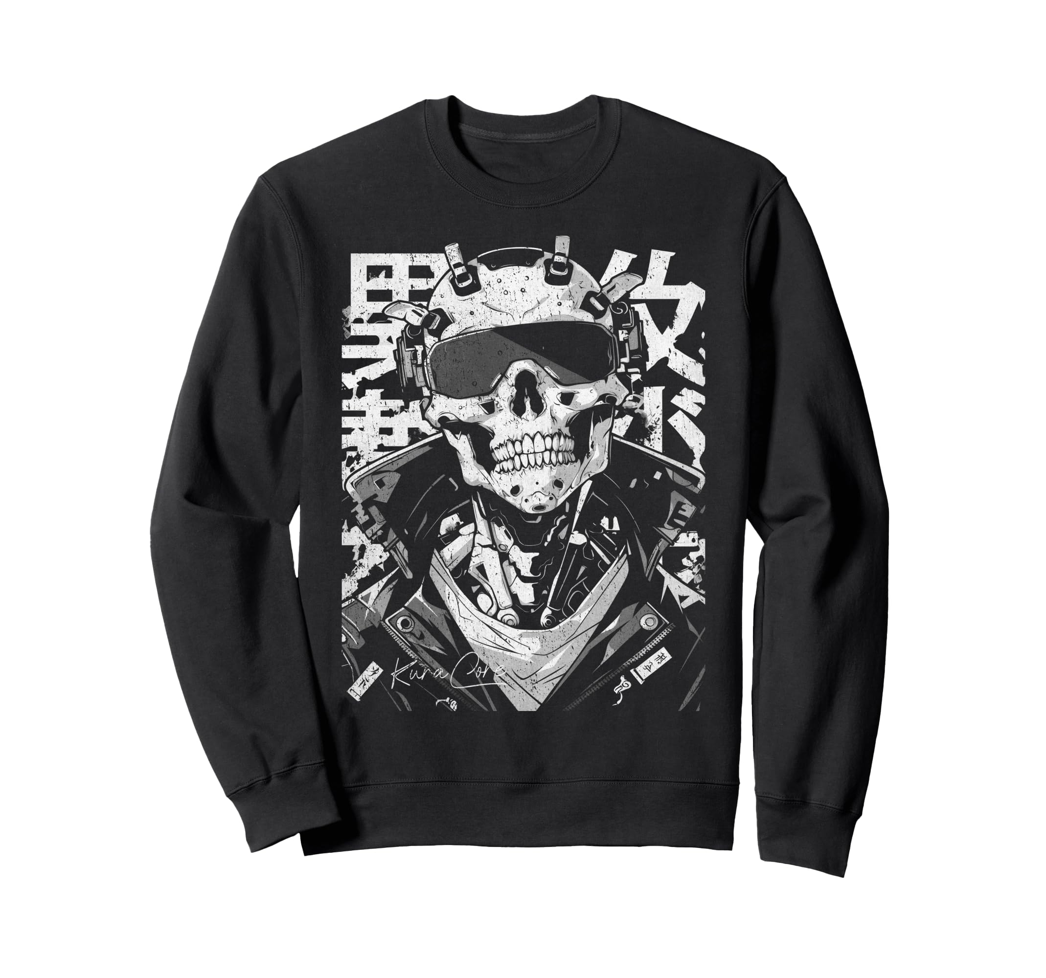 Japanese Streetwear Cyberpunk Y2K Sweatshirt - Trendy Graphic Men Women - T-Shirt, Sweatshirt, Hoodie
