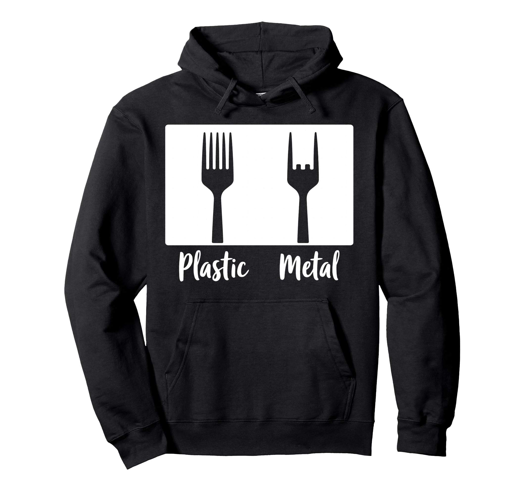 Plastic Metal Rock N Roll Rock Music Hoodie - Fun Novelty Design Unisex - T-Shirt, Sweatshirt, Hoodie