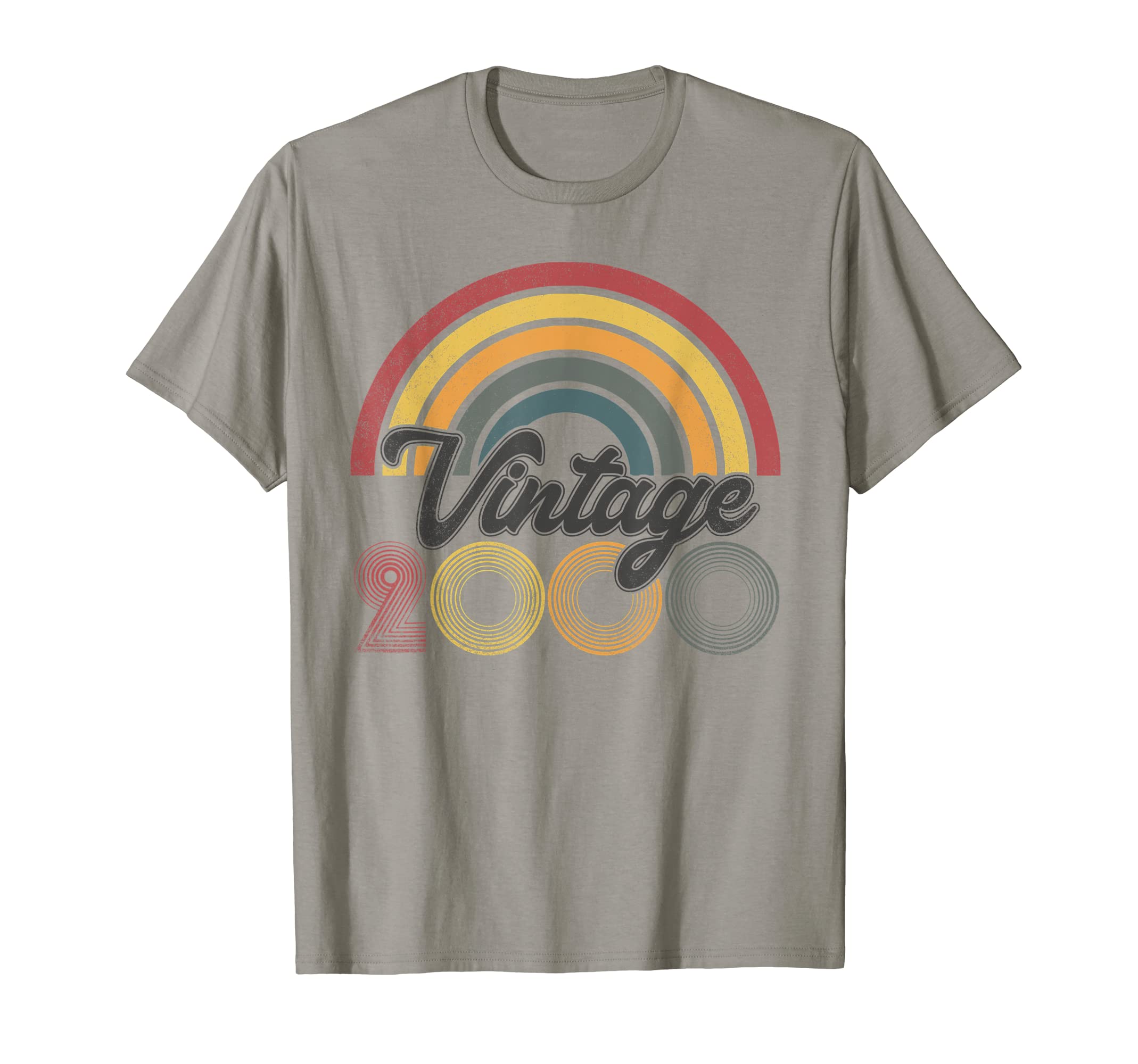 2000 21St Birthday Gift Rainbow T-Shirt - Streetwear Style for Adults - T-Shirt, Sweatshirt, Hoodie