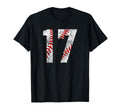 Baseball Mom 17 Jersey Baseball Number 17 T-Shirt - Novelty Apparel Unisex - T-Shirt, Sweatshirt, Hoodie