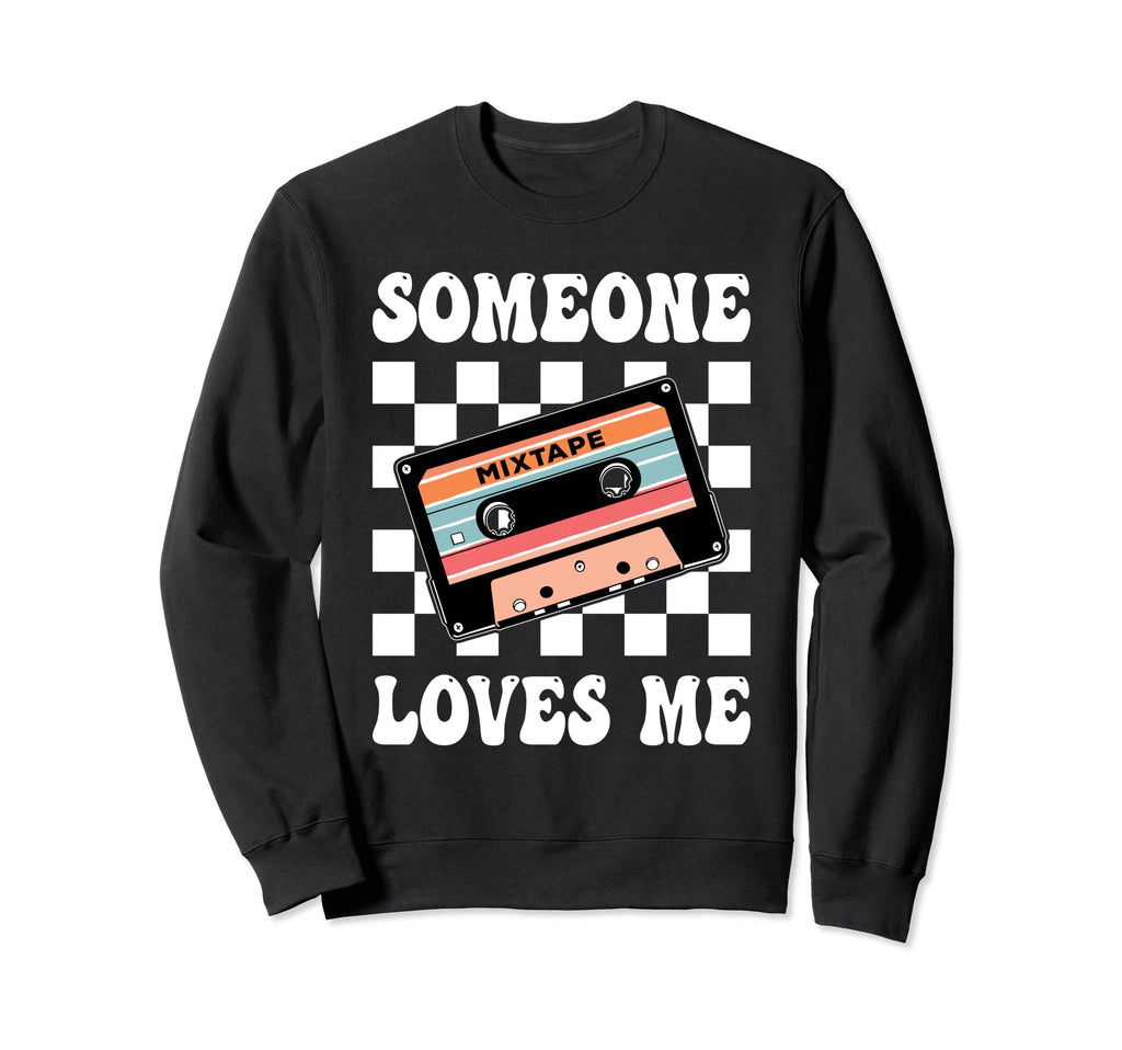 Mixtape 80 S Cassette Tape Sweatshirt - Unique Graphic Men Women - T-Shirt, Sweatshirt, Hoodie