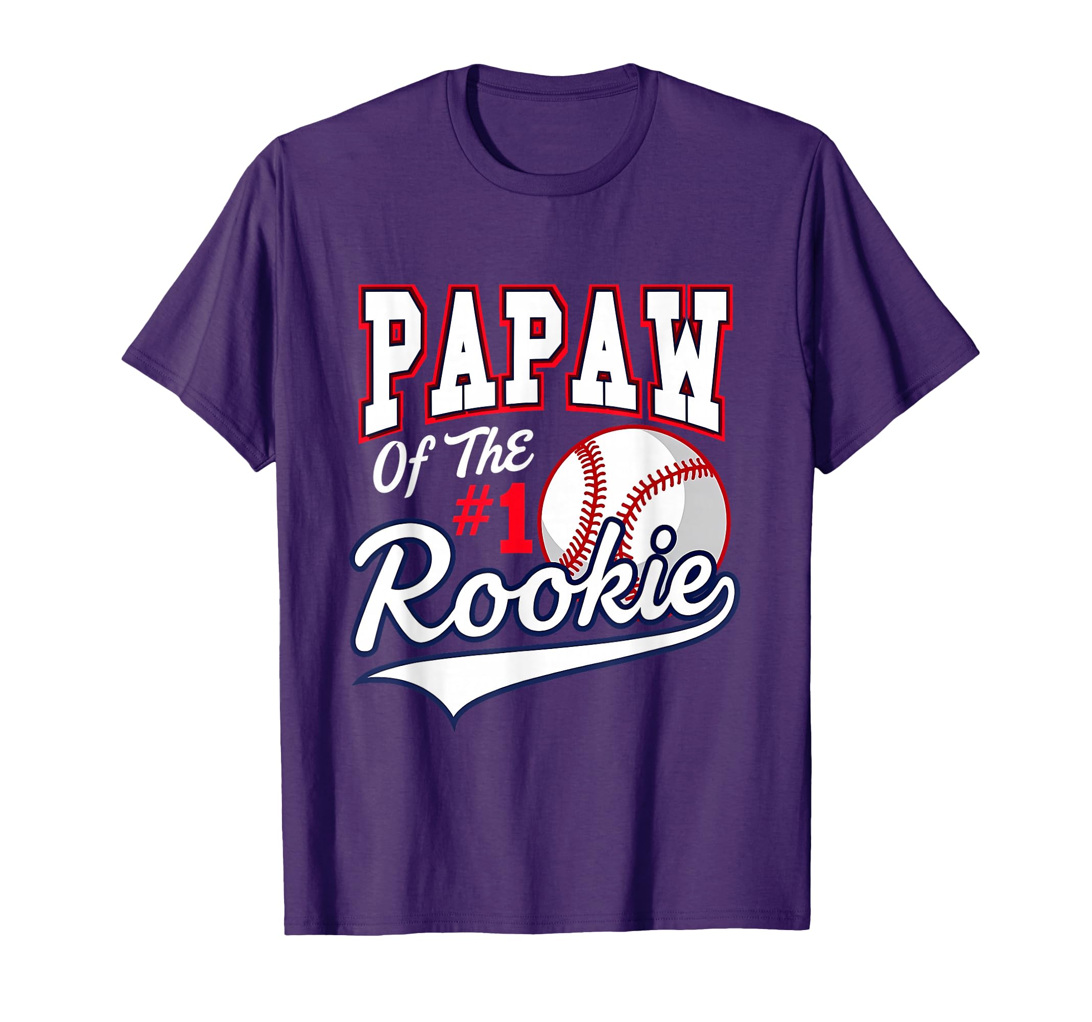 Grandpa Papaw Number 1 Rookie T-Shirt - Aesthetic Graphic for Adults - T-Shirt, Sweatshirt, Hoodie