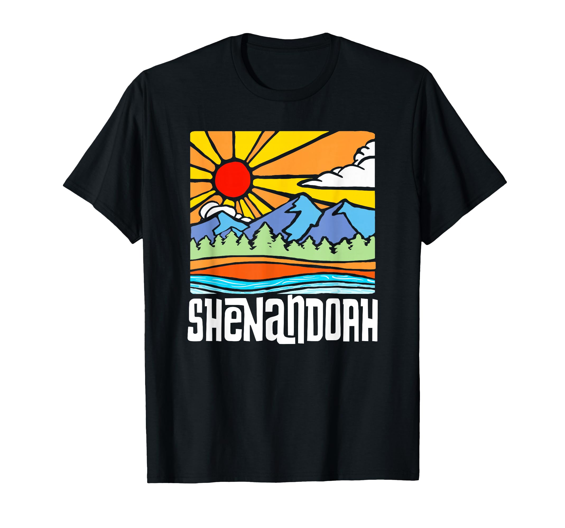 Shenandoah National Park Artistic T-Shirt - Casual Everyday Wear Unisex - T-Shirt, Sweatshirt, Hoodie