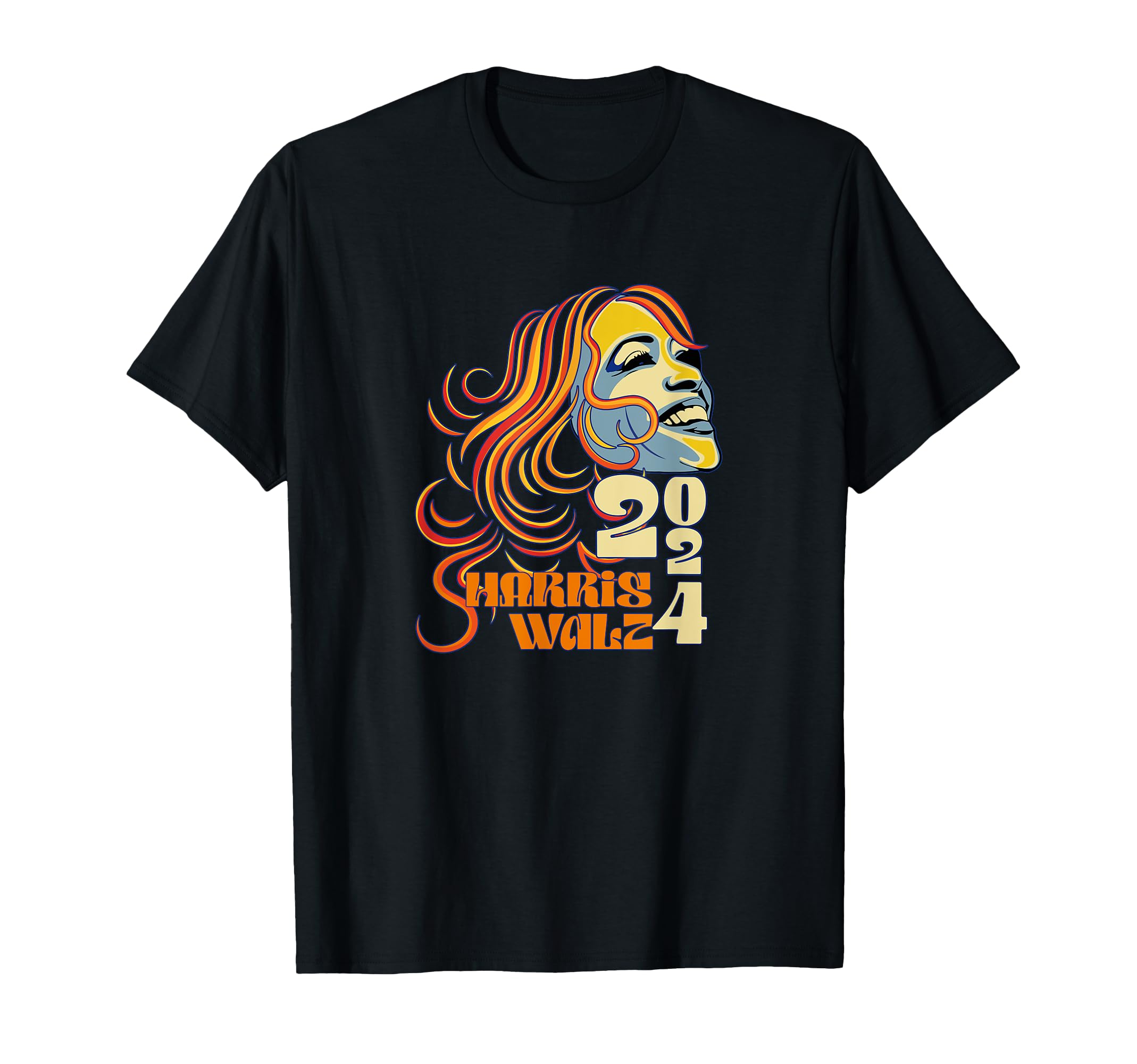 Kamala Harris Walz 2024 Boho T-Shirt - Fun Novelty Design for Adults - T-Shirt, Sweatshirt, Hoodie