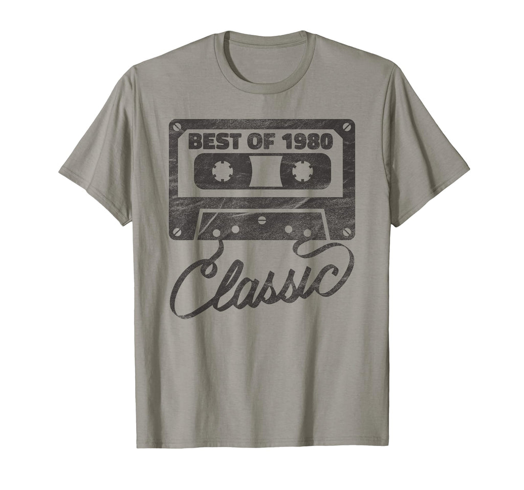 Best 1980 Birthday Gifts Cassette Tape T-Shirt - Novelty Apparel Men Women - T-Shirt, Sweatshirt, Hoodie