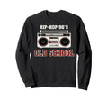 Hip Hop 90S Old School Vinyl Sweatshirt - Graphic Print for Adults - T-Shirt, Sweatshirt, Hoodie