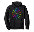 Rainbow Roller Derby Skates Skater Hoodie - Graphic Print for Adults - T-Shirt, Sweatshirt, Hoodie