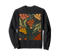 Boho Flower Floral Botanical Nature Sweatshirt - Unique Graphic for Adults - T-Shirt, Sweatshirt, Hoodie