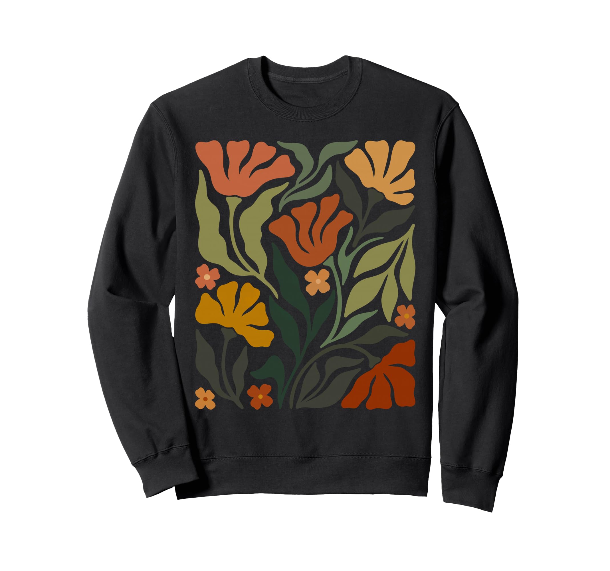 Boho Flower Floral Botanical Nature Sweatshirt - Unique Graphic for Adults - T-Shirt, Sweatshirt, Hoodie