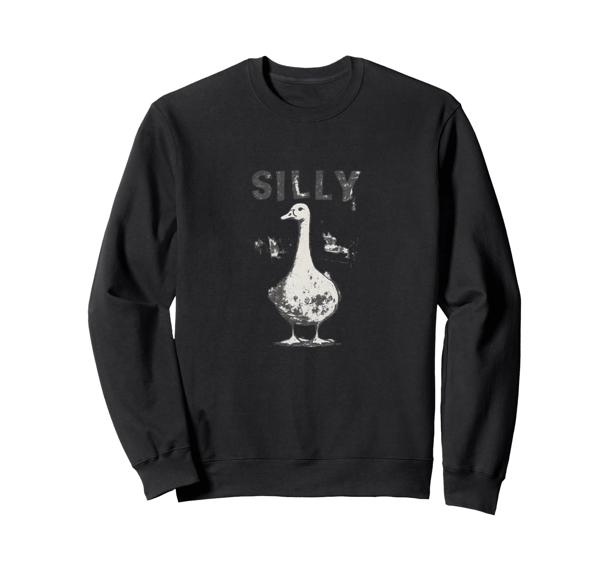Goose Grunge Meme Funny Viral Goose Pun Sweatshirt - Graphic Print Unisex - T-Shirt, Sweatshirt, Hoodie
