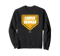 Home Plate Gameday Cooper Bowman Sweatshirt - Trendy Graphic for Adults - T-Shirt, Sweatshirt, Hoodie