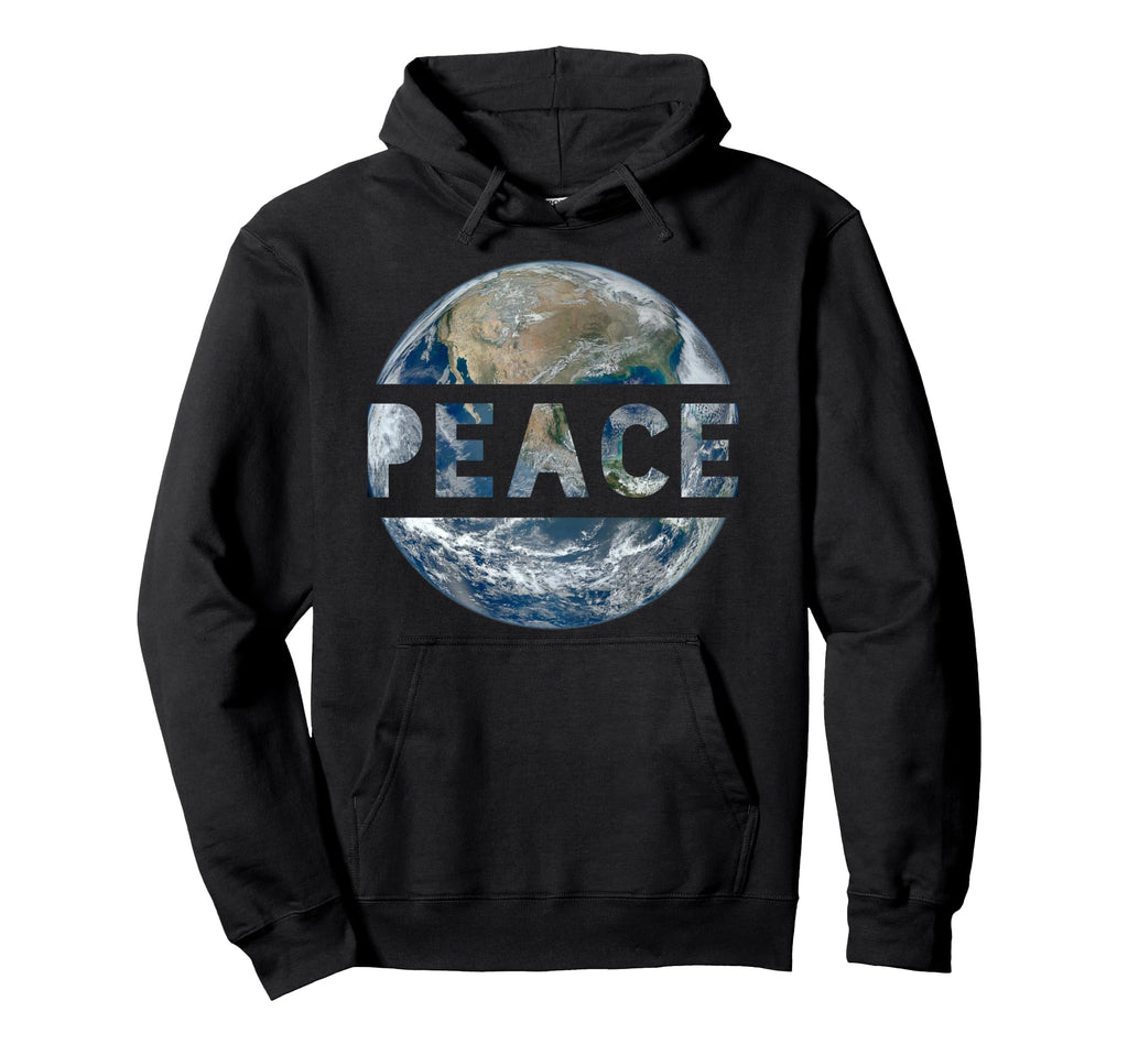World Peace Earth Conscious Humanity Love Hoodie - Graphic Print Unisex - T-Shirt, Sweatshirt, Hoodie