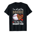 His Biggest Fan Baseball Nonnie T-Shirt - Fun Novelty Design Men Women - T-Shirt, Sweatshirt, Hoodie