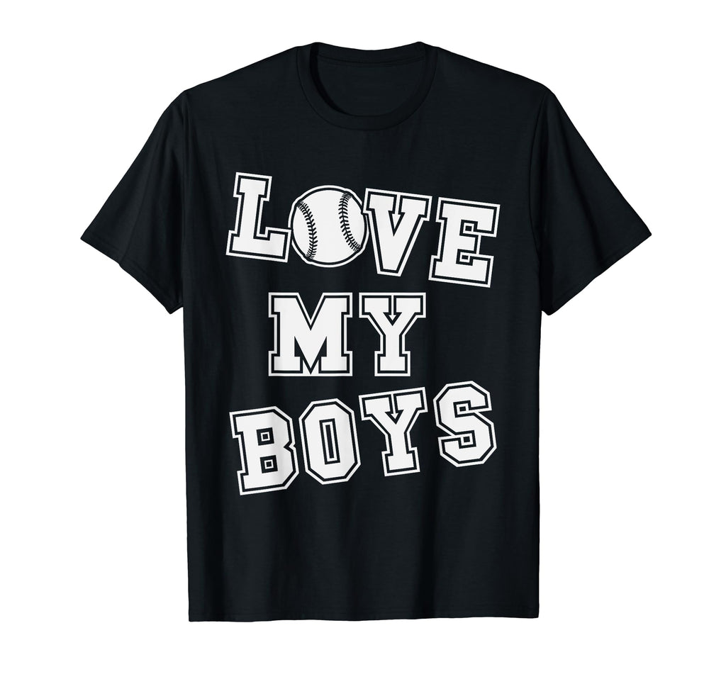 Love My Baseball Mom Baseball Dad T-Shirt - Fun Novelty Design Men Women - T-Shirt, Sweatshirt, Hoodie