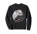 Wolves American Traditional Tattoo Sweatshirt - Novelty Apparel Unisex - T-Shirt, Sweatshirt, Hoodie