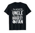 His Biggest Fan Baseball Uncle T-Shirt - Aesthetic Graphic Men Women - T-Shirt, Sweatshirt, Hoodie