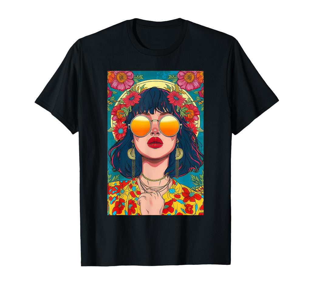 Boho And Flowers Art Magic Nature T-Shirt - Custom Art Print Unisex - T-Shirt, Sweatshirt, Hoodie