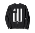 Aaron Hicks Flag Patriotic New Sweatshirt - Custom Art Print for Adults - T-Shirt, Sweatshirt, Hoodie
