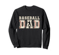 Baseball Dad Sweatshirt - Minimalist Print Men Women - T-Shirt, Sweatshirt, Hoodie
