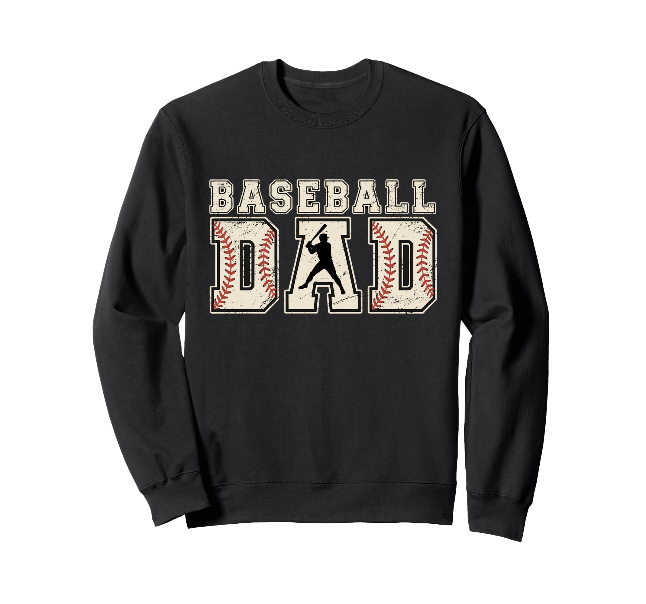 Baseball Dad Sweatshirt - Minimalist Print Men Women - T-Shirt, Sweatshirt, Hoodie