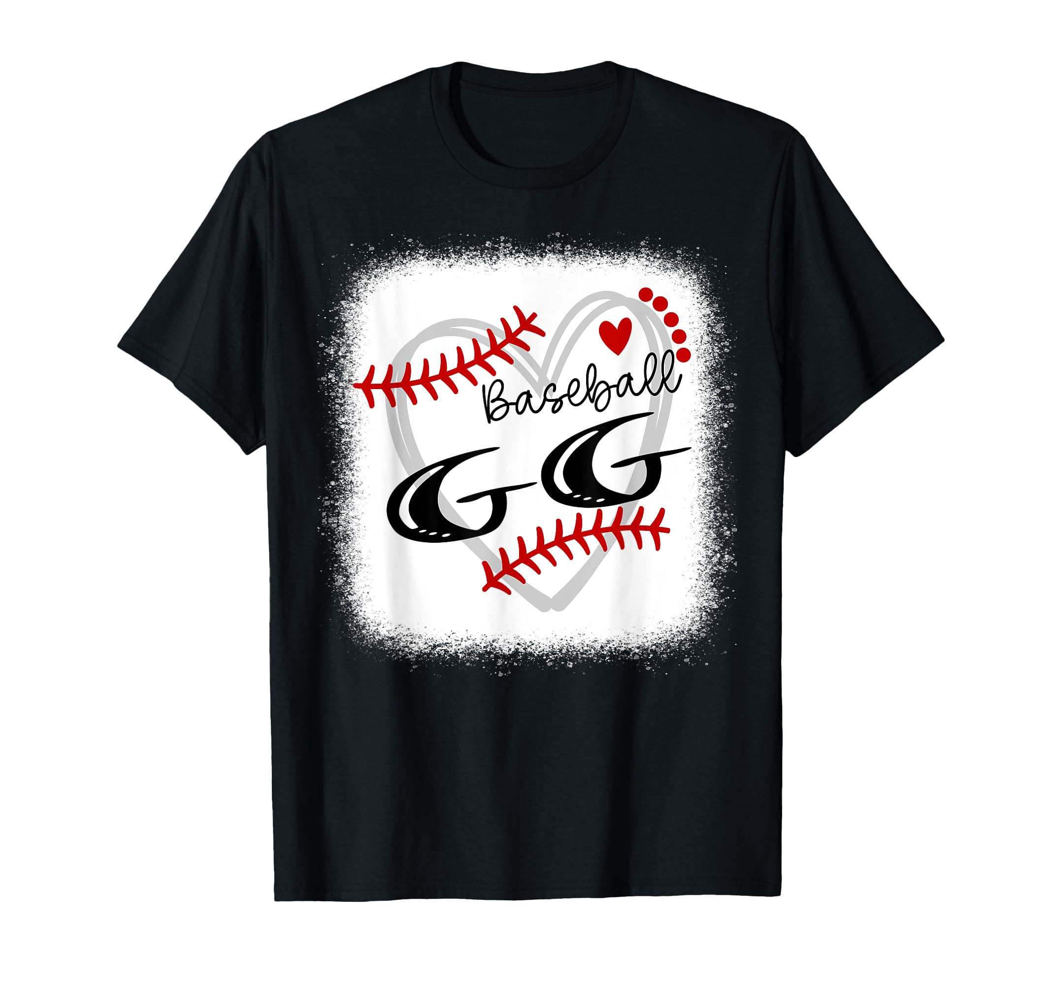Personalized Baseball Heart Gg T-Shirt - Fun Novelty Design Men Women - T-Shirt, Sweatshirt, Hoodie