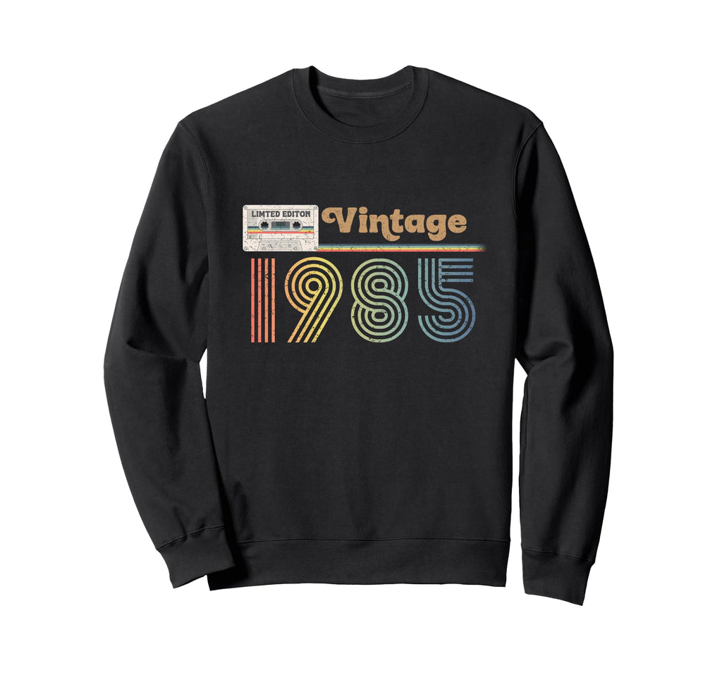 40Th Birthday Gifts 1985 Cassette Tape Sweatshirt - Minimalist Print Unisex - T-Shirt, Sweatshirt, Hoodie