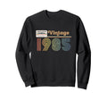 40Th Birthday Gifts 1985 Cassette Tape Sweatshirt - Minimalist Print Unisex - T-Shirt, Sweatshirt, Hoodie