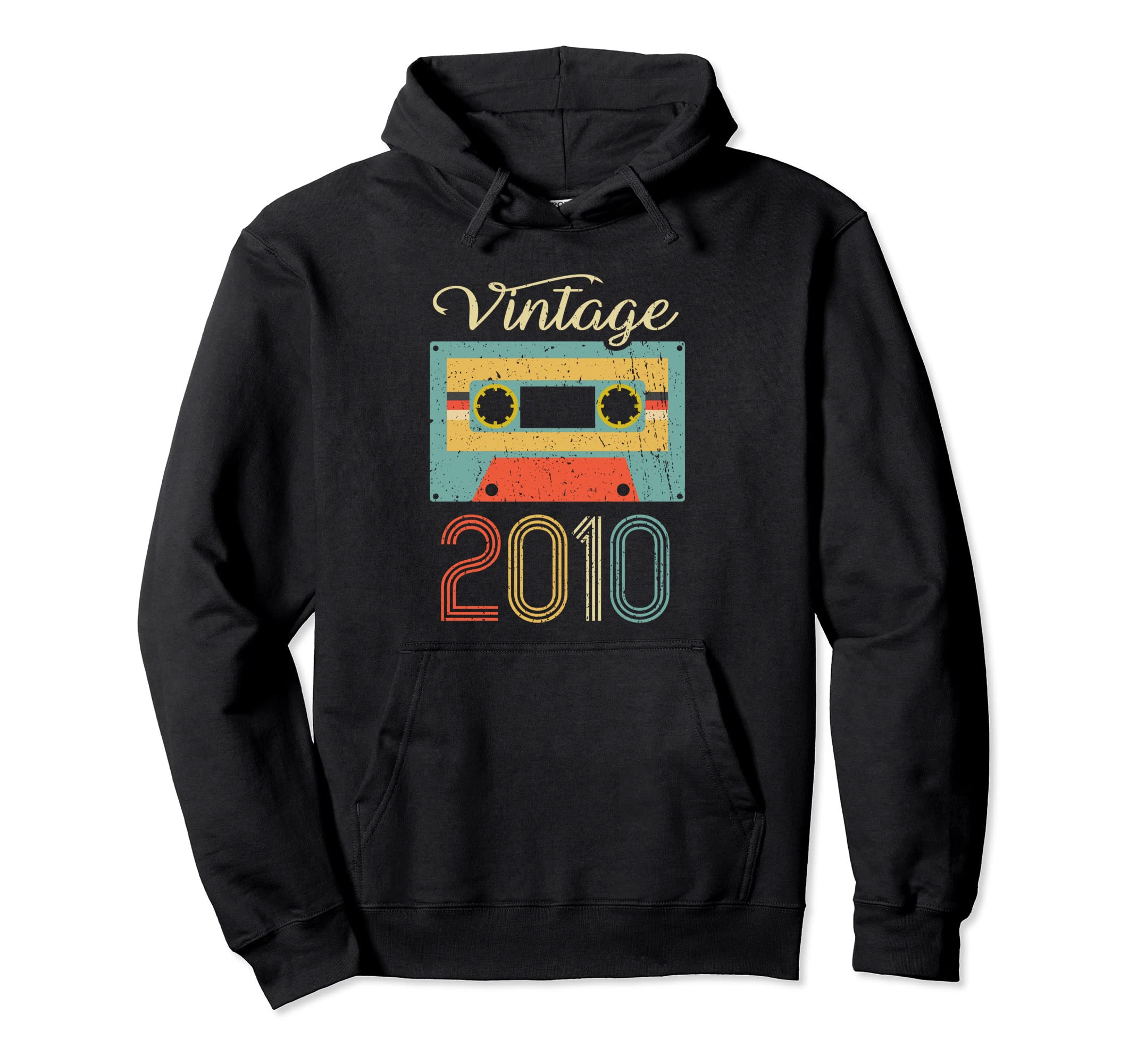 2010 12Th Birthday Cassette Tape Hoodie - Novelty Apparel Unisex - T-Shirt, Sweatshirt, Hoodie