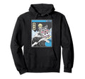 Cat Eating Sushi Surfing Kanagawa Wave Hoodie - Novelty Apparel Men Women - T-Shirt, Sweatshirt, Hoodie