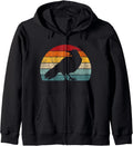 70s 80s Crow Raven Bird Lover Gifts Stuff - Adult & Kids T-Shirts, Sweatshirts & Hoodies apparel design preview 1