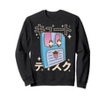 Kawaii Floppy Disk 90S Tech Anime Sweatshirt - Graphic Print for Adults - T-Shirt, Sweatshirt, Hoodie