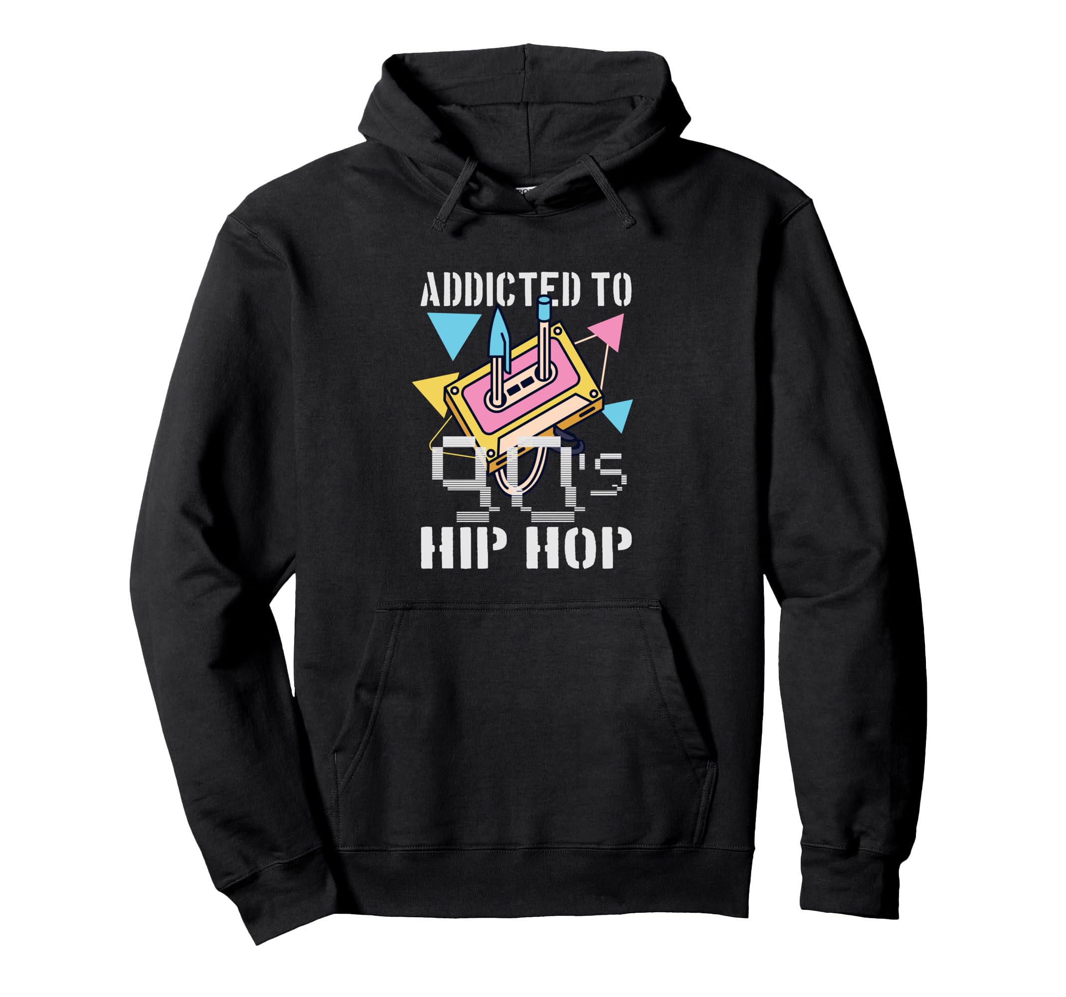 Addicted To 90S Hip Hop Gangster Rap Old Hoodie - Trendy Graphic Men Women - T-Shirt, Sweatshirt, Hoodie