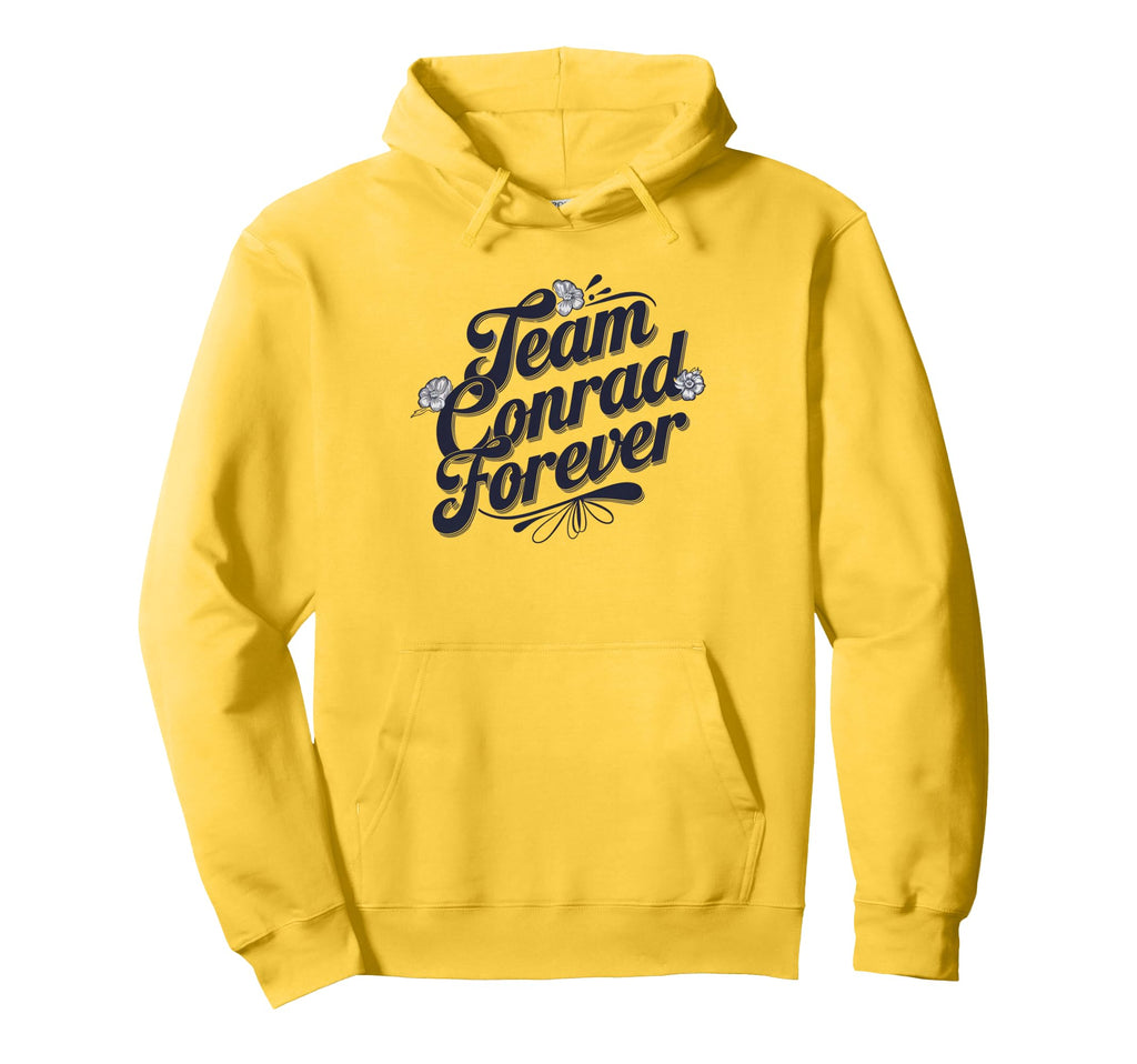 Groovy Flower Power Vibe Team Conrad Hoodie - Aesthetic Graphic Unisex - T-Shirt, Sweatshirt, Hoodie