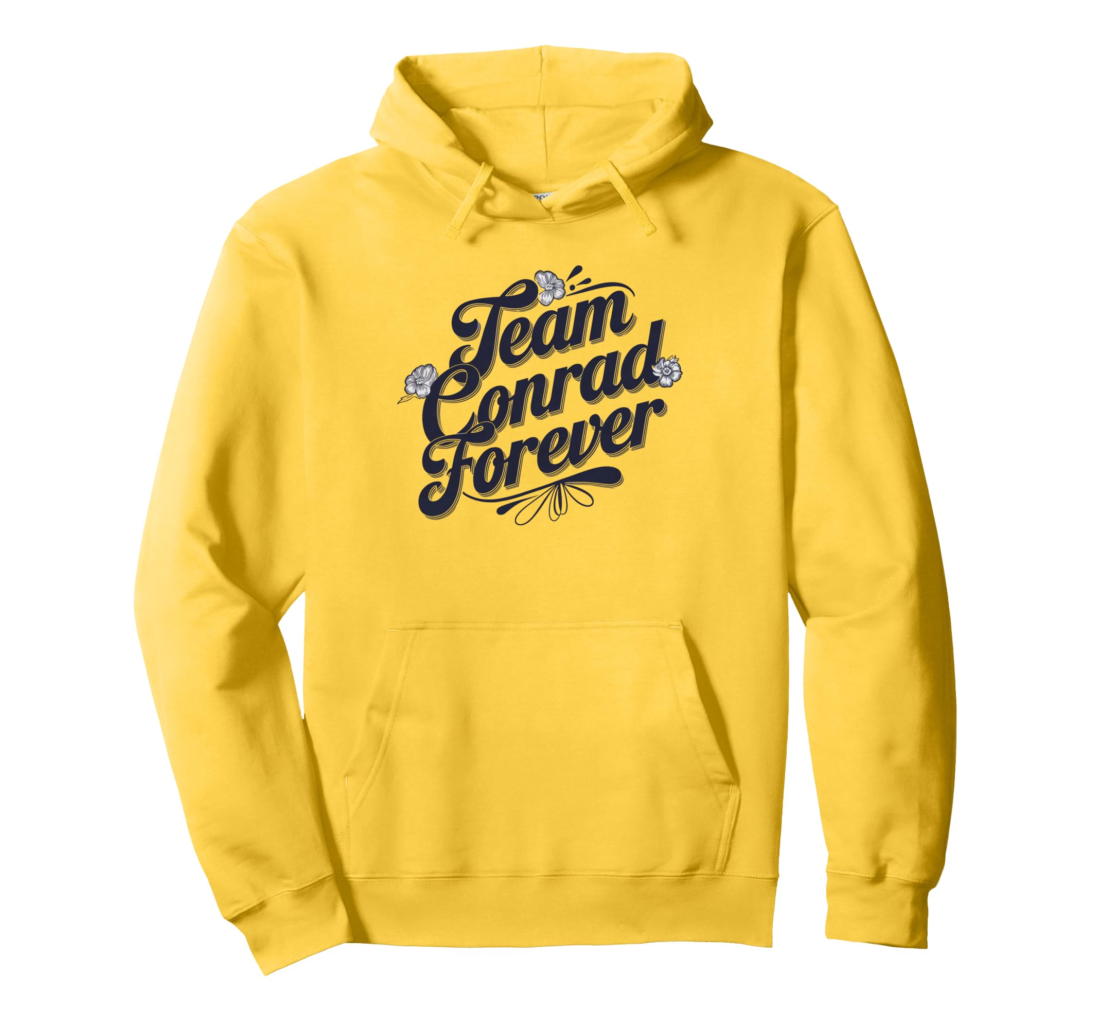 Groovy Flower Power Vibe Team Conrad Hoodie - Aesthetic Graphic Unisex - T-Shirt, Sweatshirt, Hoodie