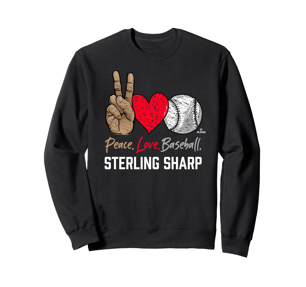 Peace Love Sterling Sharp Sweatshirt - Fun Novelty Design for Adults - T-Shirt, Sweatshirt, Hoodie