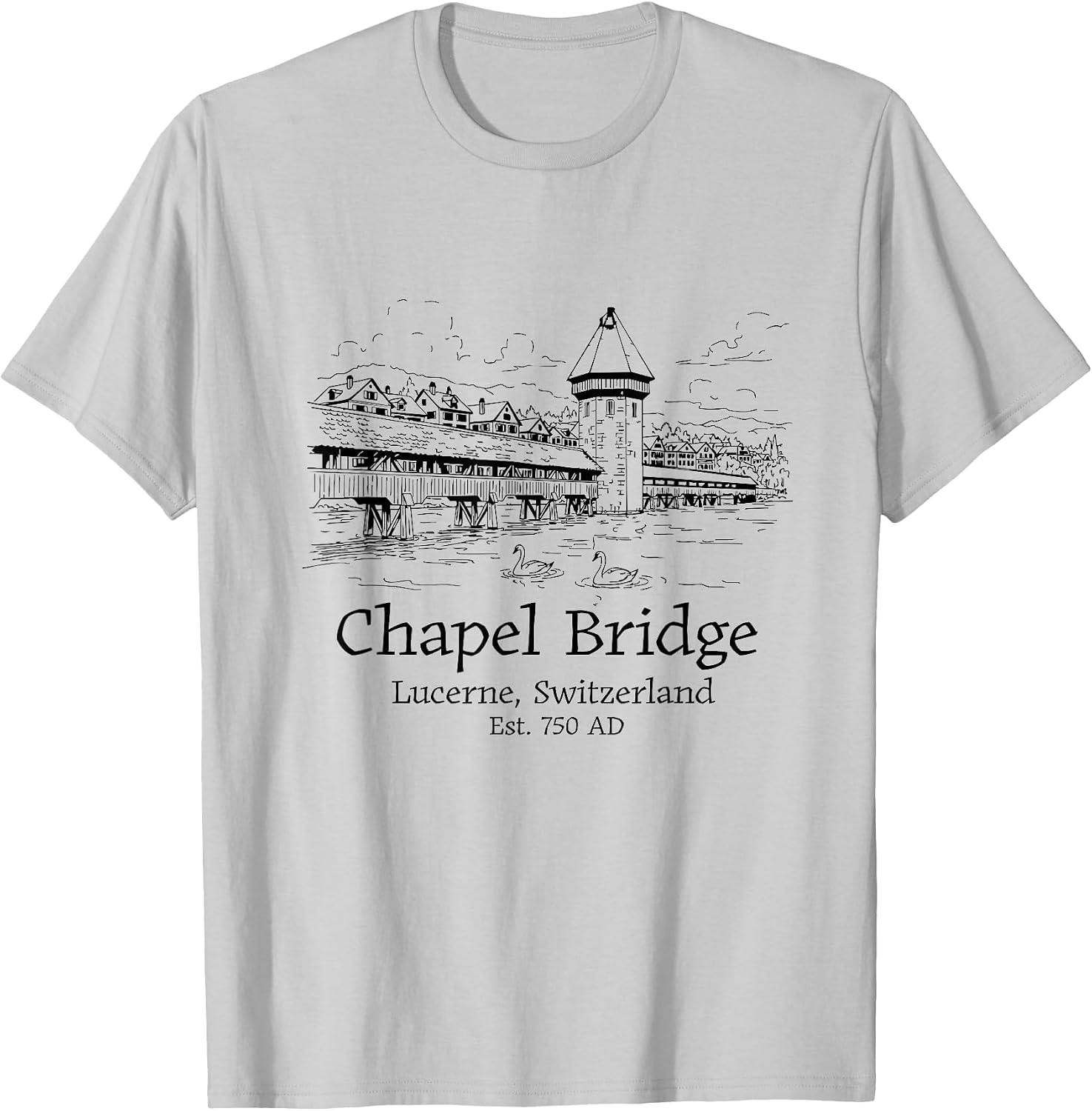 Lucerne switzerland Travel Merch - Adult & Kids T-Shirts, Sweatshirts & Hoodies apparel design preview 1