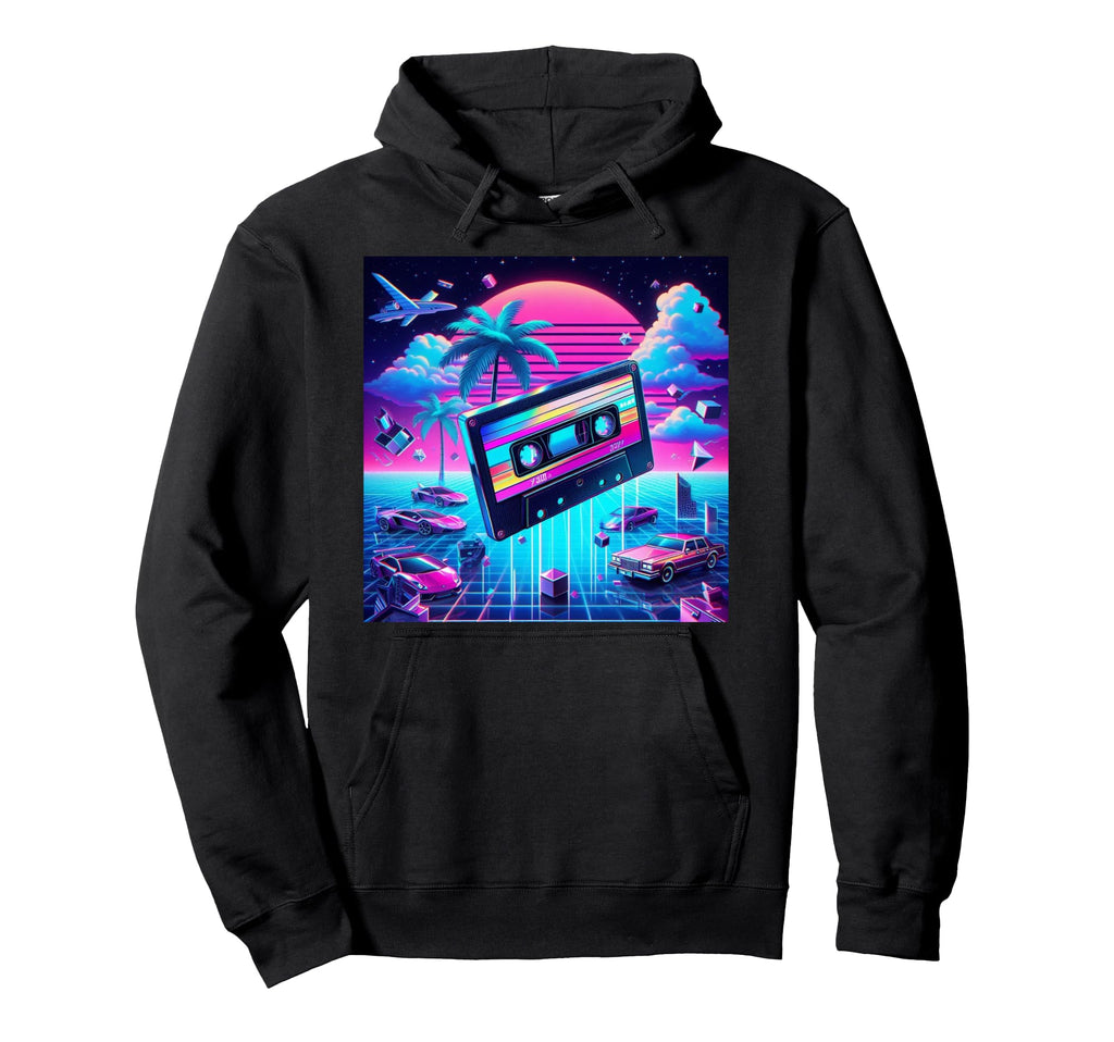 Mix Tape Japanese Otaku Vaporwave Outrun Hoodie - Trendy Graphic Men Women - T-Shirt, Sweatshirt, Hoodie