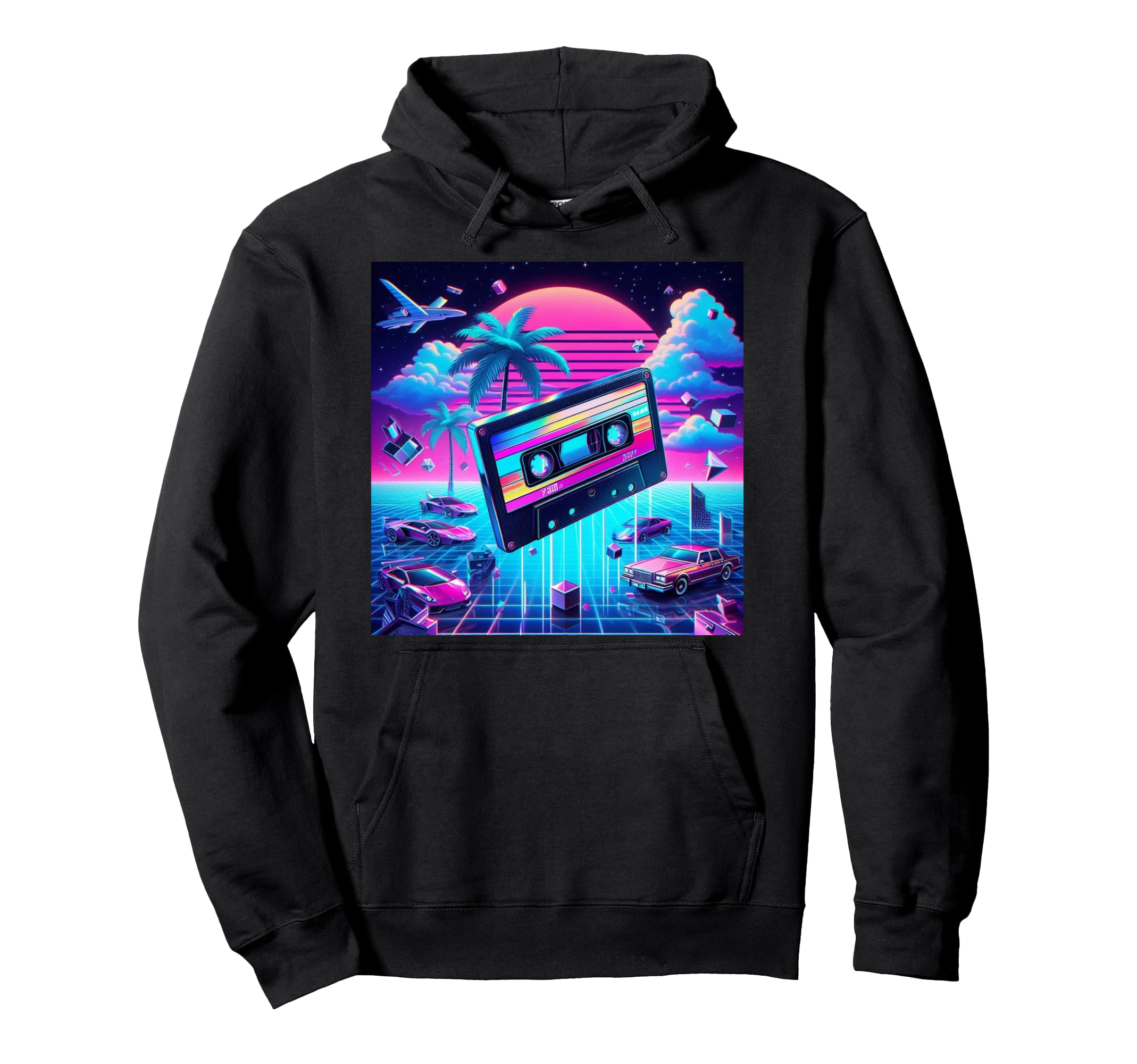 Mix Tape Japanese Otaku Vaporwave Outrun Hoodie - Trendy Graphic Men Women - T-Shirt, Sweatshirt, Hoodie