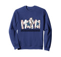 Baseball Mama Lightning Bolt Sweatshirt - Casual Everyday Wear Men Women - T-Shirt, Sweatshirt, Hoodie