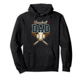 Baseball Dad Hoodie - Custom Art Print Unisex - T-Shirt, Sweatshirt, Hoodie