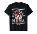 Baseball Mama Checkered Baseball Mama T-Shirt - Graphic Print Men Women - T-Shirt, Sweatshirt, Hoodie
