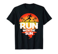 Run Sun Running Jogging Sports Gym T-Shirt - Fun Novelty Design for Adults - T-Shirt, Sweatshirt, Hoodie