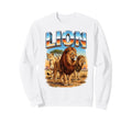 Lion 70S 90S Lion African Animal Sweatshirt - Streetwear Style Men Women - T-Shirt, Sweatshirt, Hoodie