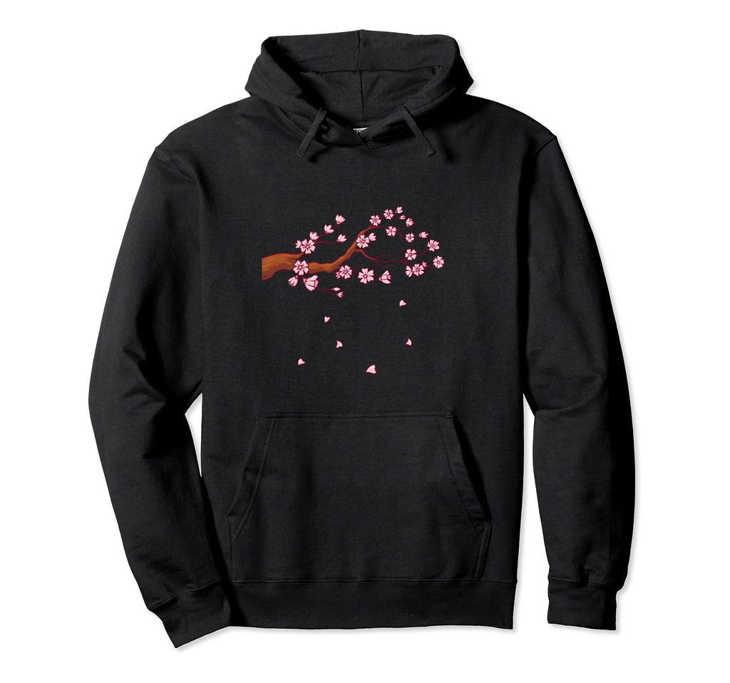 Cherry Blossom Vaporwave Aesthetic Hoodie - Custom Art Print for Adults - T-Shirt, Sweatshirt, Hoodie